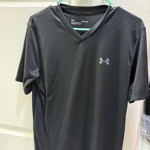 Under Armour Black V-Neck Athletic Tee
